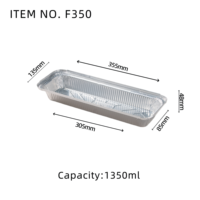 Moules à pain rectangulaires profonds jetables en aluminium de 1350 ml (47 oz) avec couvercles, qualité alimentaire, robustes, résistants à la chaleur, pour la cuisson au four