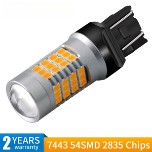 Feux de jour LED pour voiture T20 W21W 7440 BA15S <span class=keywords><strong>BAUS</strong></span> 16 2835, clignotants, feux de stationnement DRL, source externe DJ079 - Product Image 5