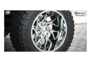 ボーリュイ 鍛造ホイール アルミ合金 22/24/26/28/30インチ アメリカンフォーススタイル トラックハブ 6061-T6 アルミ合金ホイール - Product Image 6