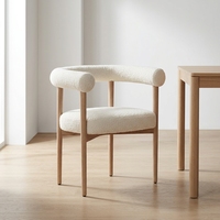 Fauteuil en bois massif de style nordique moderne et simple, de haute qualité, portable, écologique, réglable en hauteur, pour salon et maison
