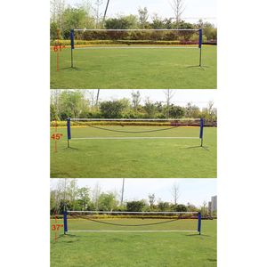 Filet de volley-ball et de badminton portable DB 17FT avec support pour usage extérieur - Product Image 4