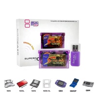 Kartu Flash Plastik Kompatibel dengan Game GBA Supered Card untuk Game Boy Advance Dikemas dalam Kotak SP/GBM