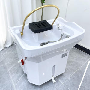 Modernes abnehmbares mobiles Haar waschbecken Verstellbares Spa-<span class=keywords><strong>Shampoo</strong></span>-Becken für zu Hause oder im Salon Tragbar für Kopf massagen - Product Image 6
