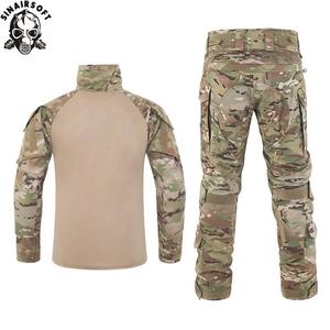 Ensemble de tenue tactique d'été imperméable pour homme G3, camouflage grenouille, chemise de combat à manches longues et pantalon avec sécurité pour la chasse - Product Image 1