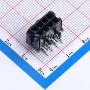 M3025R-2x4P Wire-to-Board Pin Header Bent Lead Through Hole,P=3mm Connector 2x4P 3mm Right Angle Insert 8P - Product Image 1