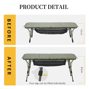 Mesa de Picnic Portátil Desmontable y Versátil para Exteriores 2025, Combinación de 5 Unidades, Mesa Táctica Plegable para Camping IGT - Product Image 5