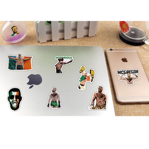50 Uds FTG atleta Conor McGregor pegatinas etiqueta decorativa para equipaje portátil guitarra teléfono casco monopatín pegatina impermeable - Product Image 5