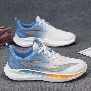 Chaussures de course sportives pour hommes Sketchers, haute performance, couleur dégradée, nouvelle conception athlétique, chaussures de printemps améliorées pour hommes - Product Image 2