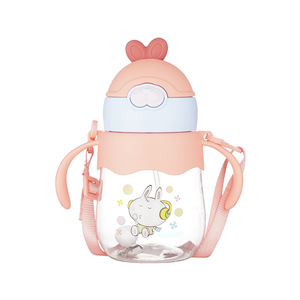 Biberón de 320 ml, Material PP, Flujo Medio, para Niños de 2 a 4 Años, con Correa y Diseño de Dibujos Animados - Product Image 5