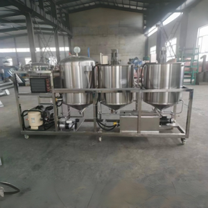 Línea de Producción de Refinería de Petróleo, Tanque de Acero Inoxidable, Equipo de Refinación de Aceite Vegetal para Cocinar - Product Image 1