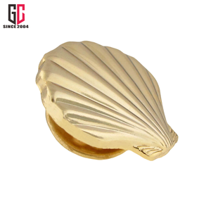 Épinglette en métal plaqué or personnalisée en usine depuis 15 ans, émail en forme de coquillage <span class=keywords><strong>marin</strong></span>, cadeau pour les créatures marines, l'océan et l'aquarium, cadeau artisanal - Product Image 2