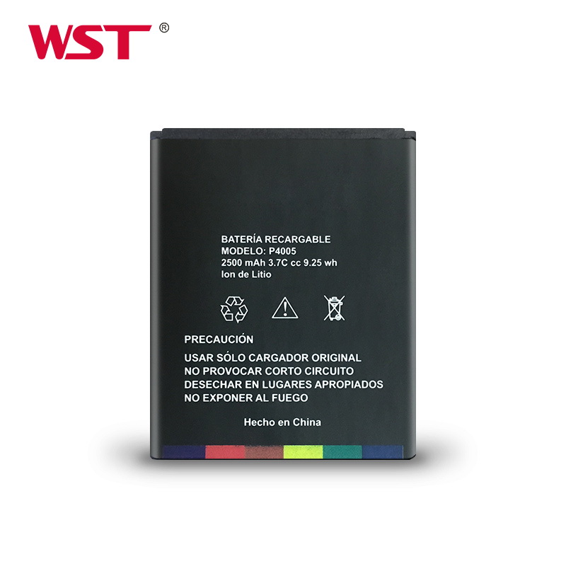 Аккумулятор для мобильного телефона Polaroid P4005 с фактической емкостью 3.7c, 2500 мАч, сделано в Китае