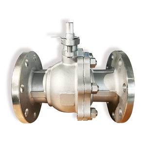 Vanne à boisseau sphérique en acier inoxydable 2 pièces, classe 150, pour l'industrie pétrolière et gazière, à extrémités à brides, à passage plein, avec support de montage direct, flotteur à boule OEM - Product Image 2