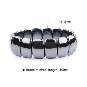 <span class=keywords><strong>Bracelet</strong></span> unisexe en hématite, bijoux de mode, aimant sain, Ion tungstène négatif, 1 pièce - Product Image 2