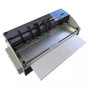 Máquina Eléctrica de perforación y plegado A3, 460mm, 18 pulgadas, troqueladora de papel, SCM-46P