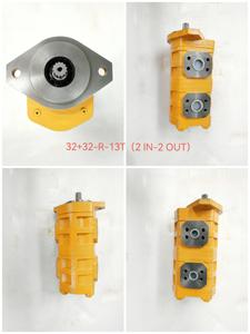 Pompa idraulica a doppio ingranaggio interno ad alta pressione per escavatore supportata numero di parte 32 + 32-R-13T 2 + 2 modello EC460 - Product Image 2