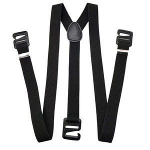 Bretelle da uomo a Y sottili con 3 clip in metallo, regolabili ed elastiche, a fascia stretta, tinta unita, per <span class=keywords><strong>pantaloni</strong></span>, ideali per matrimoni - Product Image 1