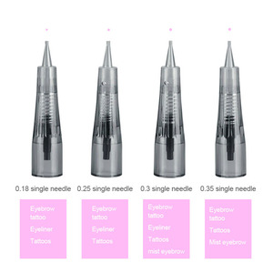 Agujas de Cartucho Desechables para PMU, Puntas de Aguja de Acero Inoxidable para Tatuajes de Cejas y Labios, Maquillaje Permanente, Uso Profesional en Estudio - Product Image 3