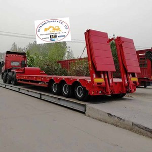 Remolque de Transporte de Maquinaria de Cama Baja de Alta Resistencia de 3-4 Ejes con Rampas de Carga Hidráulicas - Product Image 6