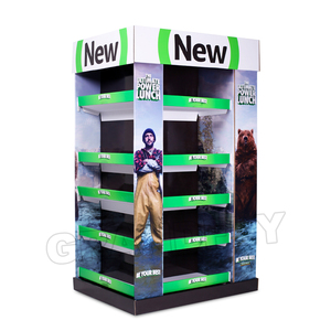 Store Makeup 4X4 1/4 Half Pallet Displays Cartón Pos Box Pallet Display Stand para el cuidado de la piel con <span class=keywords><strong>productos</strong></span> para mascotas - Product Image 6