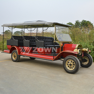 Auto Eléctrico Rojo Multiplaza Modelo T Vintage para Recorridos Turísticos en Grupo en Lugares Turísticos - Product Image 3