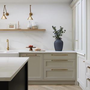Gabinete de cocina de diseño francés moderno personalizado, madera maciza de roble con estilo MDF, juego completo de cocina victoriana a la venta - Product Image 3