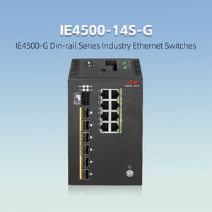 Nuevo Switch Industrial H3C IE4500-14S-G L3 para Automatización de Fábrica y Transporte Ferroviario, -40 a 75°C, Riel DIN, 8*1GBASE-T, 6*10G SFP+ - Product Image 1