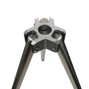 Trépied en aluminium Xingda 19 mm gris, support de barbecue portable pour le camping en plein air, résistant aux hautes températures, pliable, outil de survie - Product Image 3