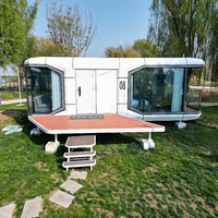 Capsule spatiale de luxe légère, maison mobile pliable préfabriquée en conteneur, panneau sandwich |   Meubles de cuisine sur mesure pour hôtel et maison d'hôtes