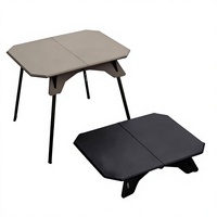 Table pliante portable ultra-légère en alliage d'aluminium pour l'extérieur, réglable en hauteur, idéale pour le camping, les pique-niques et les voyages en moto