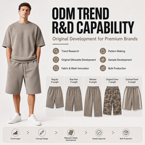 Custom 100% Cotton French Terry Baggy Sweat Shorts Men 420Grams Heavy Weight Joggers Shorts Plus Size Men's Cargo <strong>Sweatshorts</strong> - Product Image 3