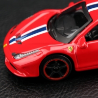 Nouvelle Voiture de Sport Réaliste en Alliage Moulé sous Pression à l'Échelle 1:64, Modèle à Tirer en Arrière, Jouet Promotionnel pour Garçons, Cadeau pour Enfants, Décoration de Bureau