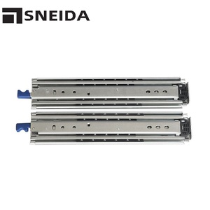 3 gấp mở rộng đầy đủ 76mm 225kg khóa trong nhiệm vụ nặng nề bóng mang Khóa ngăn kéo trượt 14 inch-60inch - Product Image 1