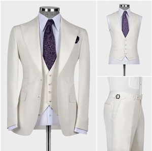 Abito da uomo rosso su misura e su misura 3 pezzi classico Color tinta unita <span class=keywords><strong>Blazer</strong></span> <span class=keywords><strong>con</strong></span> <span class=keywords><strong>bottoni</strong></span> dorati per matrimonio sposo set di vestiti - Product Image 5