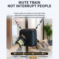 Sac de frappe portable pour portillon, idéal pour la boxe, l'entraînement sportif, le fitness, l'exercice aérobie et la réduction du stress, avec impression de logo personnalisée