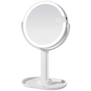 Large Travel <b>Mirror</b> Personalised Compact <b>Mirror</b> With Light 360 Degree Rotation Desk Top Magnifying 10x <b>Mirror</b> - Product Image 1