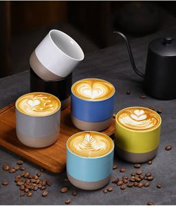 แก้วกาแฟเซรามิกแบบด้าน ขนาด 100 มล. 180 มล. 230 มล. สกรีนโลโก้ได้ตามต้องการ ไม่มีหูจับ ขายส่ง แก้วกาแฟเซรามิก - Product Image 6