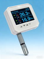 Sensor Suhu Kelembaban Tekanan Udara OEM/ODM Resolusi 0.2 Layar TFT IP55 untuk Pabrik Kimia, Farmasi, dan Makanan