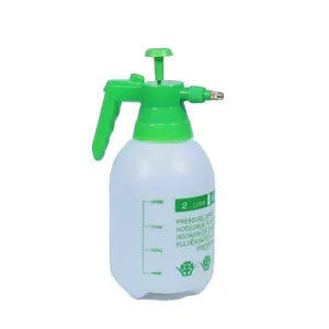 2L Customized Manual Garden Sprayer Hand Lawn Pressure Pump Sprayer Safety Valve Adjustable Brass Nozzle 0.5 Gal 2L