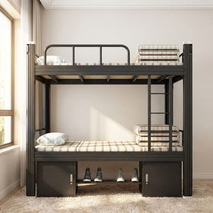 Estructura de Cama Metálica de Acero Resistente, Literas Dobles para Adultos, Muebles para Apartamentos, Dormitorios, Habitaciones Tipo <span class=keywords><strong>Loft</strong></span> - Product Image 1