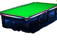 Meja Snooker Batu Sabak Kelas Atas Profesional untuk Rumah, Indoor, Dapat Disesuaikan, Tahan Lama, Ukuran Standar 12ft, Dijual