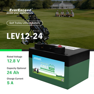แบตเตอรี่ลิเธียมไอออนคุณภาพสูง 24Ah 12.8V LiFePO4 ระบบจัดการแบตเตอรี่อัจฉริยะ (BMS) สำหรับ<span class=keywords><strong>รถ</strong></span>กอล์ฟและ<span class=keywords><strong>รถ</strong></span><span class=keywords><strong>เข็น</strong></span>กอล์ฟไฟฟ้า (6000 รอบการใช้งาน) - Product Image 1