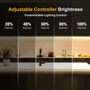 Cob <b>LED</b> <b>Strip</b> Light Smart 5m Flexible 24V 12V <b>Warm</b> <b>White</b> Pure <b>White</b> CCT IP20 Dimmable Copper Lamp Body - Product Image 6