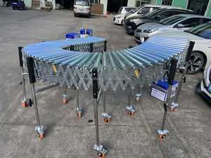 Malzeme Portage makaralı konveyör için NaiLi fabrika fiyat elektriksiz makaralı konveyör esnek teleskopik konveyör - Product Image 5