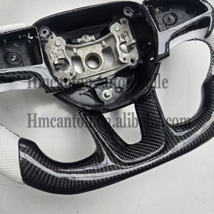 Volante Deportivo de Fibra de Carbono con Agarre de Cuero Perforado para Dodge Challenger SRT - Product Image 6