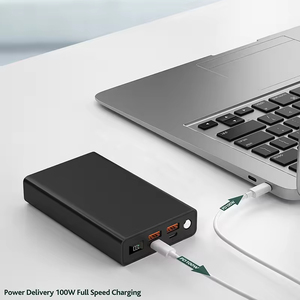 <span class=keywords><strong>Batterie</strong></span> <span class=keywords><strong>externe</strong></span> portable d'usine 20000mAh grande capacité avec sortie USB, rechargeable pour appareils mobiles - Product Image 1