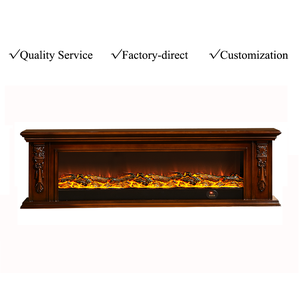 All'ingrosso caminetti elettrici nordici fiamme in legno massello camino moderno Villa decorazione <span class=keywords><strong>soggiorno</strong></span> mobili - Product Image 6