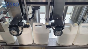 Esko hoàn toàn tự động khách sạn dầu gội điền máy theo dõi khí nén phụ với chức năng đóng nắp cho chất tẩy rửa - Product Image 4