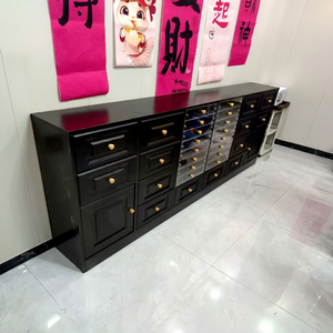 HT Direct Supply Nail <b>Polish</b> Display Cabinet Beauty Salon Furniture Heavy Duty Wood Storage Stand Factory Direct - Product Image 1
