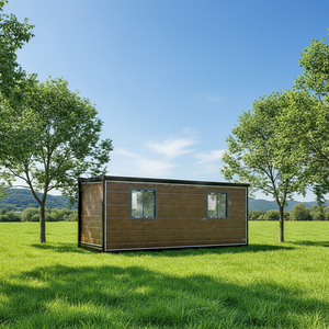 Maison Conteneur Écologique Portable et Extensible à Isolation Thermique, 20 pieds, 2 Chambres, Maisonnette Traditionnelle Abordable, Pliable et Démontable - Product Image 1